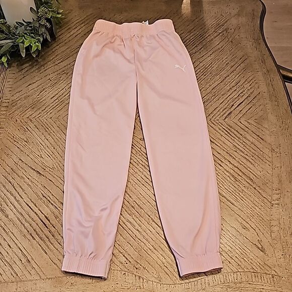 Pink puma track pant joggers size 8-10 M excellent condition - Picture 2 of 12